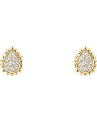 Boucheron - Extra Small And Diamond Serpent Bohème Motif Earrings - Lyst