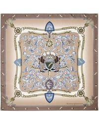 Aspinal of London - Silk Signature Printed Scarf - Lyst