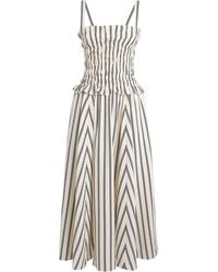 Polo Ralph Lauren - Silk-Blend A-Line Midi Dress - Lyst