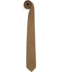 Canali - Silk-Wool Jacquard Tie - Lyst