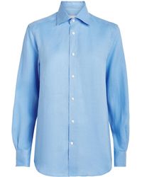 With Nothing Underneath - Linen The Boyfriend Shirt - Lyst