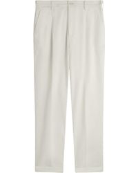 dunhill - Stretch-Cotton Twill Double-Pleat Chinos - Lyst