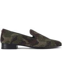 Kurt Geiger - Suede Embellished Ace Loafers - Lyst