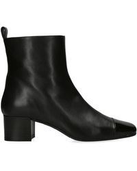 CAREL PARIS - Leather Estime Ankle Boots 40 - Lyst