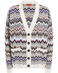 Missoni - Chevron V-Neck Cardigan - Lyst