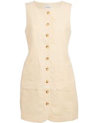 Posse - Linen Emma Mini Dress - Lyst