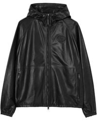Burberry - Clapton Leather Jacket - Lyst