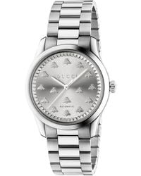 Gucci - G-timeless Automatic 38mm Stainless Steel Watch - Lyst