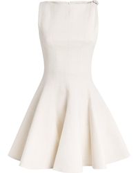 Maje - Tweed Flared Mini Dress - Lyst