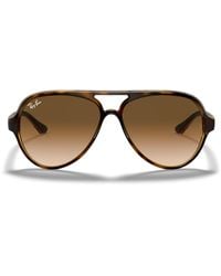 Ray-Ban - Tortoiseshell Cats 5000 Classic Pilot Sunglasses - Lyst