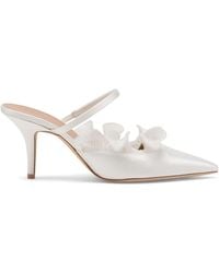 Malone Souliers - Satin Cecile Heeled Mules 70 - Lyst