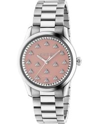 Gucci - Stainless Steel G-timeless Multibee Watch 38mm - Lyst