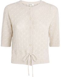 FRAME - Wool-Cashmere Clover Cardigan - Lyst