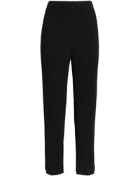 Issey Miyake - Hatching Pleats Trousers - Lyst