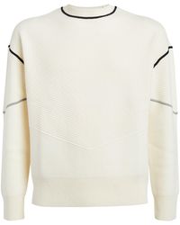 Emporio Armani - Wool-cotton Sweater - Lyst