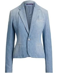 Ralph Lauren - Lochlan Denim Blazer - Lyst