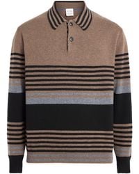 Paul Smith - Cashmere Stripe Polo Sweater - Lyst