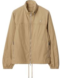 Burberry - B Shield-Plaque Windbreaker Jacket - Lyst