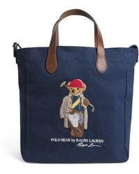 Polo Ralph Lauren - Canvas Polo Bear Tote Bag - Lyst