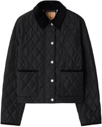 Burberry - Cropped Jacket - Lyst