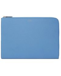 Smythson - Small Panama Leather Laptop Case - Lyst