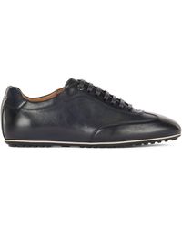 NIB $415 Boss Hugo Boss Drestuds Mens Oxford Black Leather Shoes 9 US Italy 