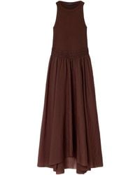 AllSaints - Ribbed Zenia Midi Dress - Lyst