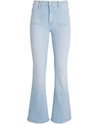 Mother - The Patch Pocket Weekender Flared Jeans - Lyst