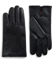 Dents - Leather Cashmere-Lined Abercairney Gloves - Lyst