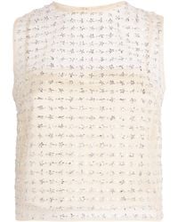 STAUD - Sequin Seraphina Top - Lyst