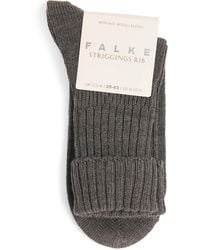 FALKE - Striggings Ribbed Socks - Lyst