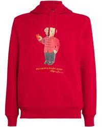 Polo Ralph Lauren - Cotton-Blend Polo Bear Hoodie - Lyst