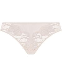 Hanro - Lace-Trim Lysia Thong - Lyst