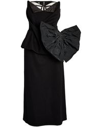 Maison Margiela - Mm M Midi Dress Black - Lyst