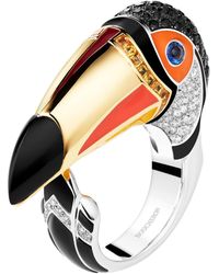 Boucheron - And Diamond Animaux De Collection Toucan Ring - Lyst