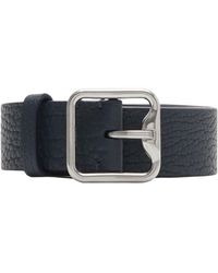 Burberry - Grained Leather B-buckle Belt - Lyst