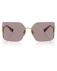 Miu Miu - Mu 54Ys Gld Shn Brn - Lyst