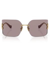 Miu Miu - Mu 54Ys Gld Shn Brn - Lyst