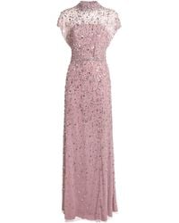 Jenny Packham - Embellished Crystal Drop Gown - Lyst