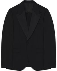 Givenchy - Wool-Mohair Deconstructed Blazer - Lyst