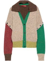 MAX&Co. - Wool Block-Colour Cardigan - Lyst