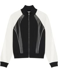 Givenchy - Cotton And Leather Blouson Jacket - Lyst