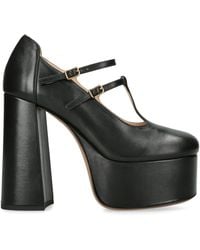 Chloé - Leather Loti Platform Mary Janes 140 - Lyst