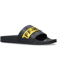 off white slippers