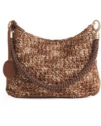 Eleventy - Raffia Woven Shoulder Bag - Lyst