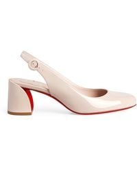 Christian Louboutin - So Jane Patent Leather Slingback Pumps 55 - Lyst
