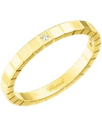 Chopard - And Diamond Ice Cube Ring - Lyst