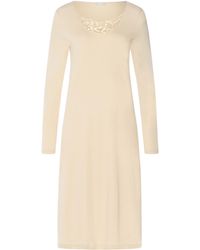 Hanro - Cotton Long-Sleeve Belen Nightdress - Lyst
