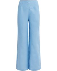 Faithfull the Brand - Linen Syna Wide-Leg Trousers - Lyst