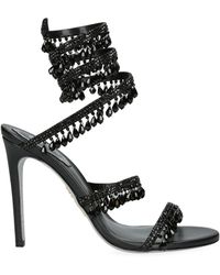 Rene Caovilla - Satin Chandelier Sandals 105 - Lyst